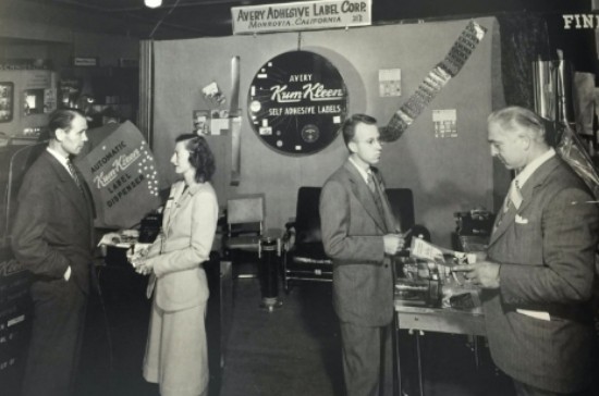 Avery trade show exhibit from 1955.
