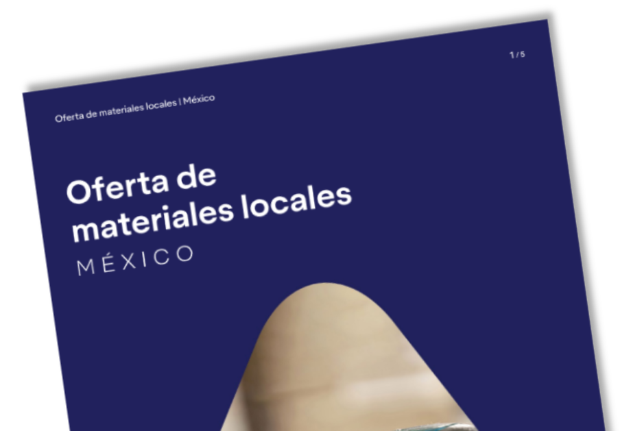 Oferta local de materiales durables: